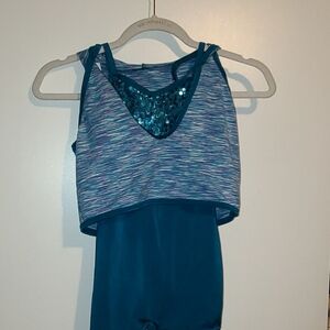 Curtain Call Dance Costume Medium Child 3 piece Hip Hop Jazz Competition